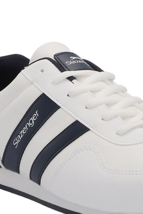 Slazenger OMEGA Büyük Beden Sneaker Erkek Ayakkabı Beyaz / Lacivert