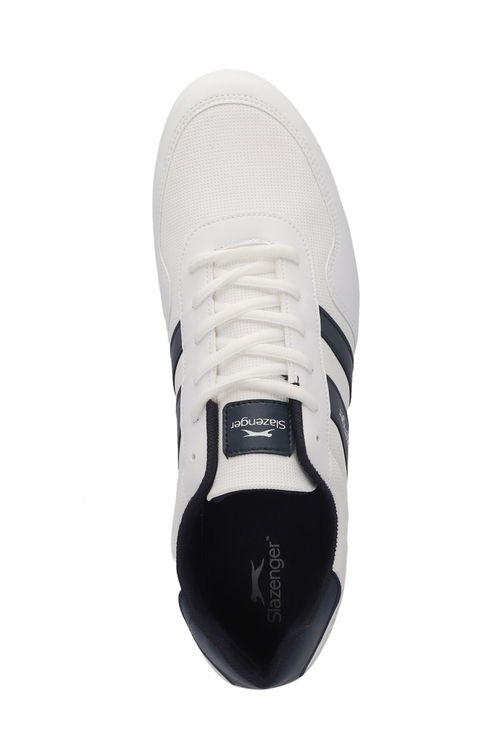 Slazenger OMEGA Büyük Beden Sneaker Erkek Ayakkabı Beyaz / Lacivert