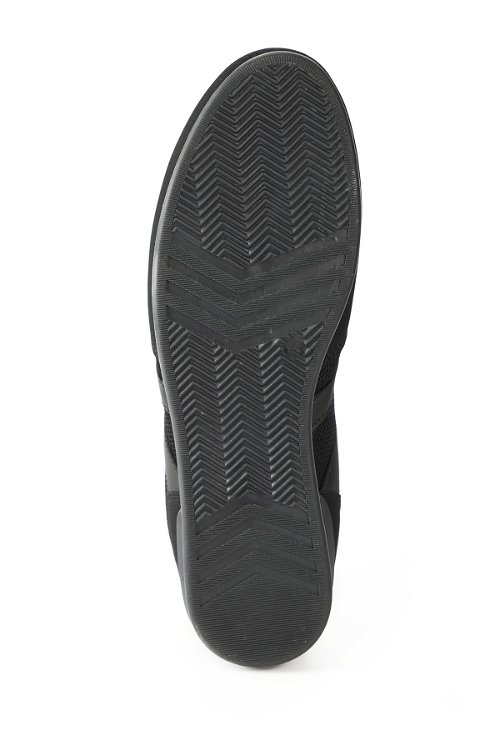 Slazenger OMEGA Büyük Beden Sneaker Erkek Ayakkabı Siyah / Siyah