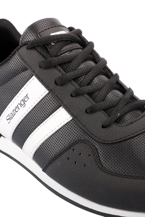 Slazenger OMEGA Sneaker Erkek Ayakkabı Siyah / Beyaz