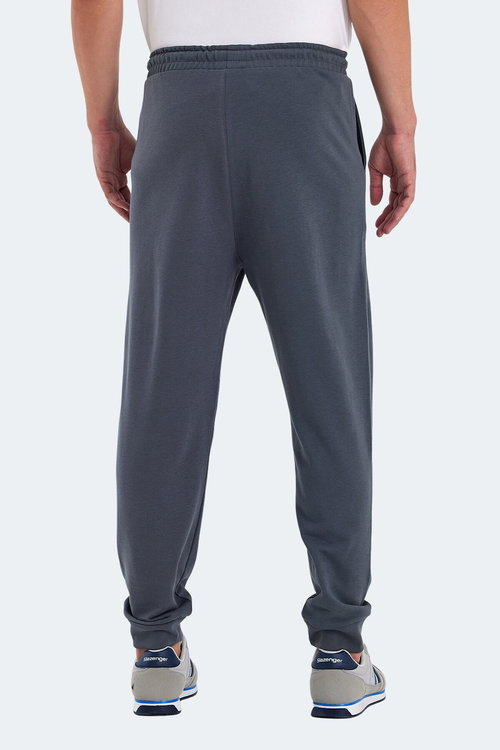 Slazenger ONIONIX I Erkek Cepli Koyu Gri Kamuflaj Eşofman Altı