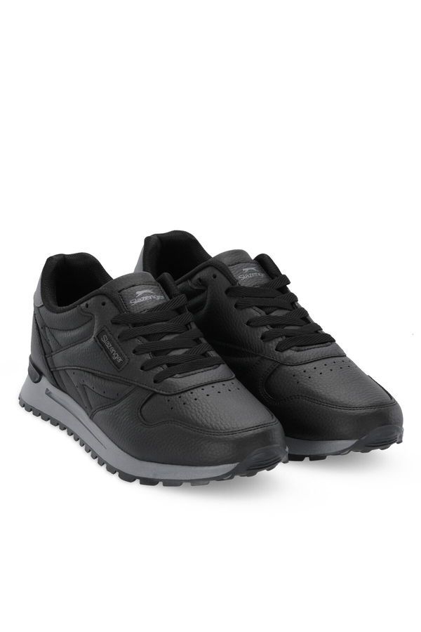 Slazenger OPENROAD INT Erkek Siyah / Koyu Gri Günlük Spor Ayakkabısı