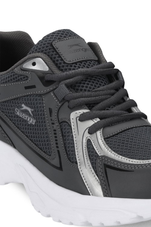 Slazenger OPSIST I Erkek Koyu Gri / Gümüş Koşu & Yürüyüş Spor Ayakkabısı