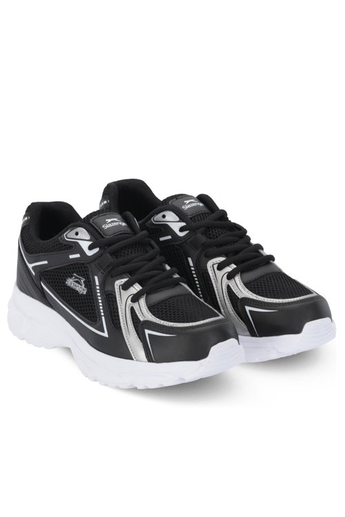 Slazenger OPSIST I Erkek Siyah / Gümüş Koşu & Yürüyüş Spor Ayakkabısı