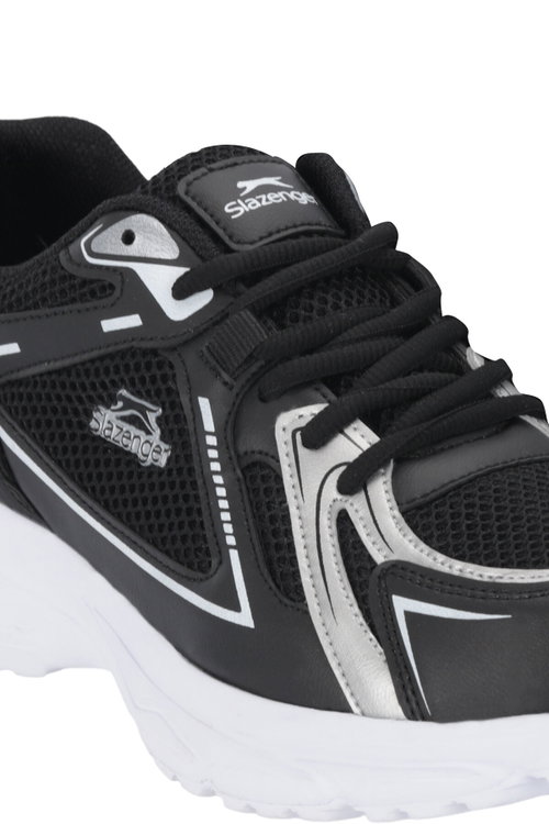 Slazenger OPSIST I Erkek Siyah / Gümüş Koşu & Yürüyüş Spor Ayakkabısı