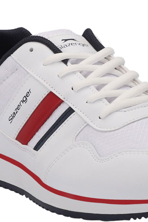 Slazenger ORIGIN I Sneaker Erkek Ayakkabı Beyaz / Kırmızı