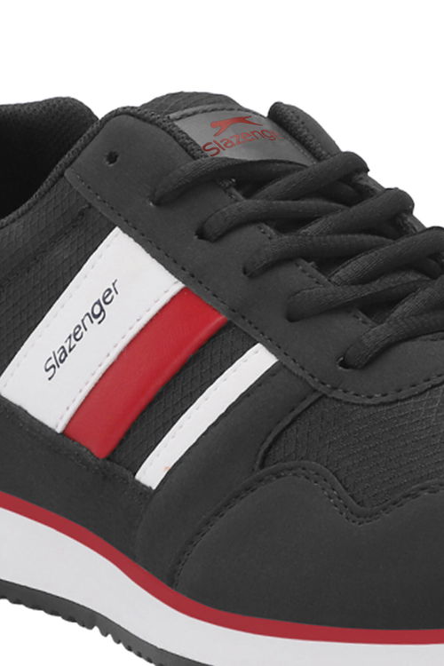 Slazenger ORIGIN I Sneaker Erkek Ayakkabı Siyah / Kırmızı