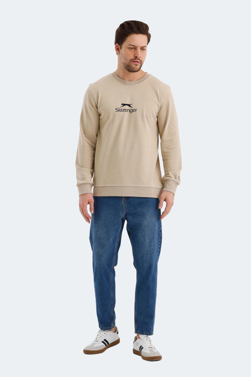 Slazenger ORTWIN 2 Lİ SET Erkek Beyaz - Yeşil Sweatshırt