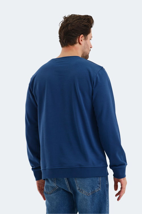 Slazenger ORVAR IN Erkek Lacivert Sweatshırt