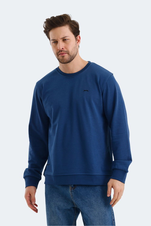 Slazenger ORVAR IN Erkek Lacivert Sweatshırt