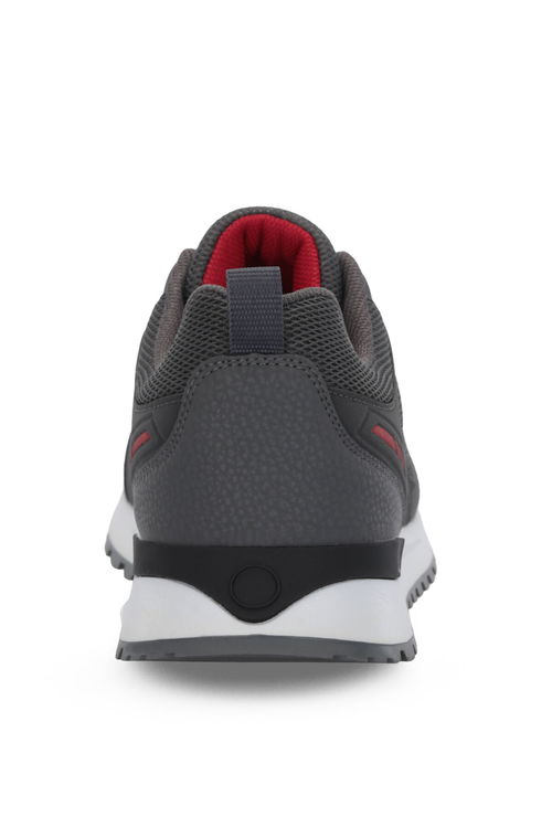 Slazenger ORYON I Erkek Koyu Gri / Kırmızı Koşu & Yürüyüş Spor Ayakkabısı