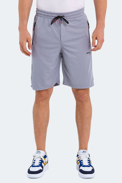 Slazenger OSAMU 2 Lİ SET Erkek Cepli Siyah - Gri Şort