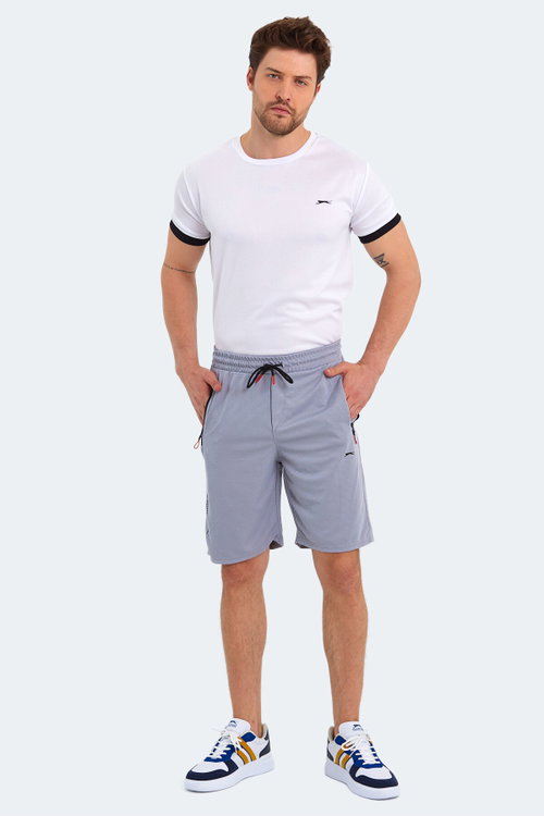 Slazenger OSAMU 2 Lİ SET Erkek Cepli Siyah - Gri Şort