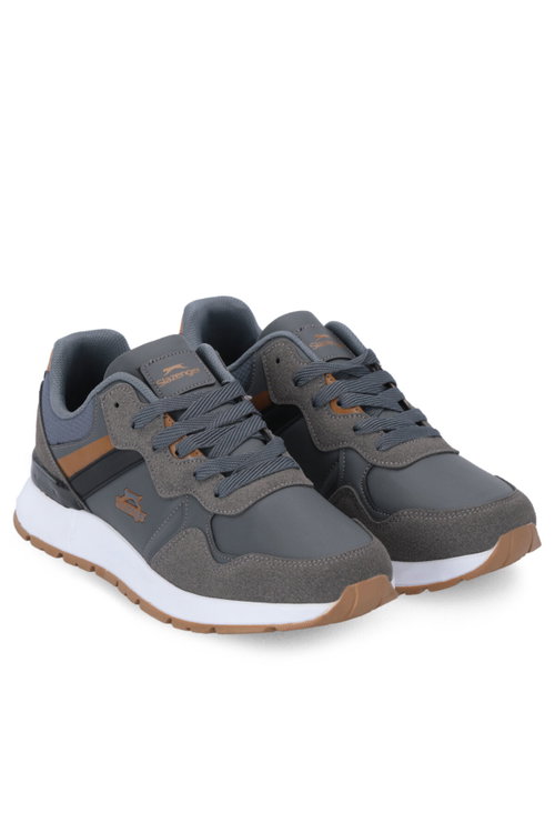 Slazenger OSARIO Erkek Koyu Gri Koşu & Yürüyüş Spor Ayakkabısı