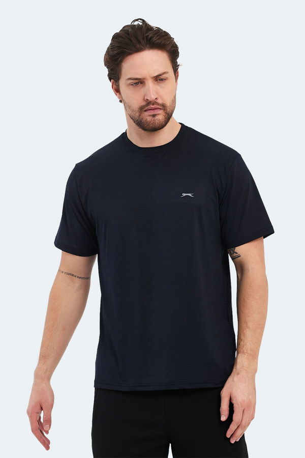 Slazenger OSWIN 2 li Set Erkek Bej - Lacivert Tişört