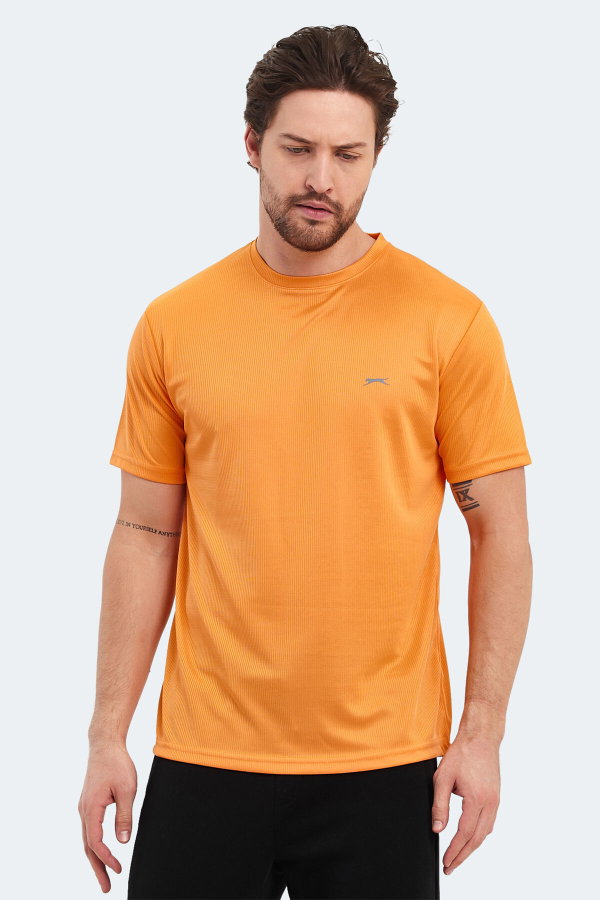 Slazenger OTAR 5 Lİ SET Erkek Beyaz - Siyah - Turuncu - Kırmızı - Saks Mavi Tişört