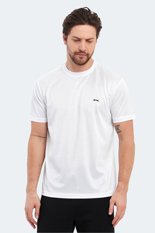 Slazenger OTAR 5 Lİ SET Erkek Beyaz - Siyah - Turuncu - Kırmızı - Saks Mavi Tişört