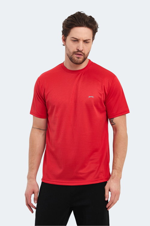 Slazenger OTAR 5 Lİ SET Erkek Beyaz - Siyah - Turuncu - Kırmızı - Saks Mavi Tişört