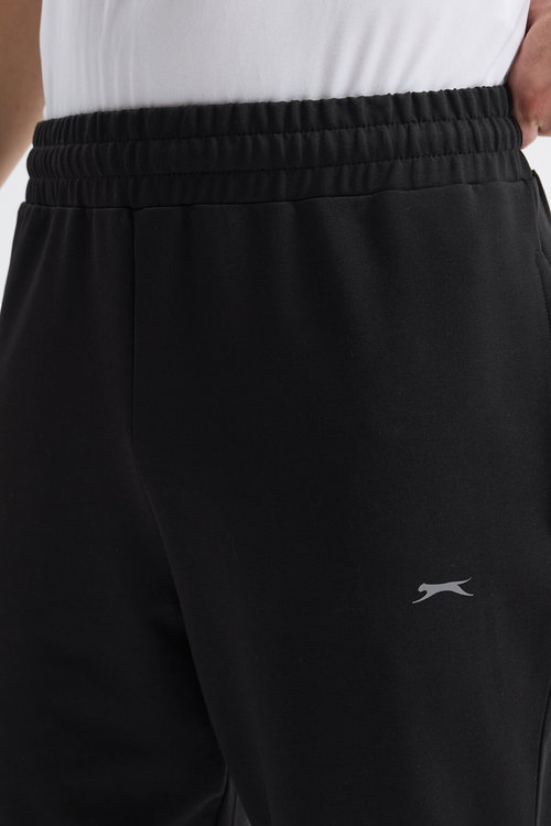 Slazenger OTEKS Erkek Cepli Siyah Eşofman Altı