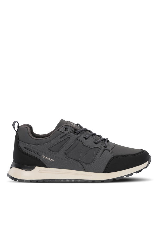 Slazenger OUTBACK I Erkek Füme / Siyah Günlük Spor Ayakkabısı