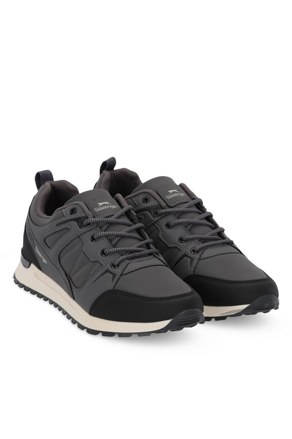 Slazenger OUTBACK I Erkek Füme / Siyah Günlük Spor Ayakkabısı