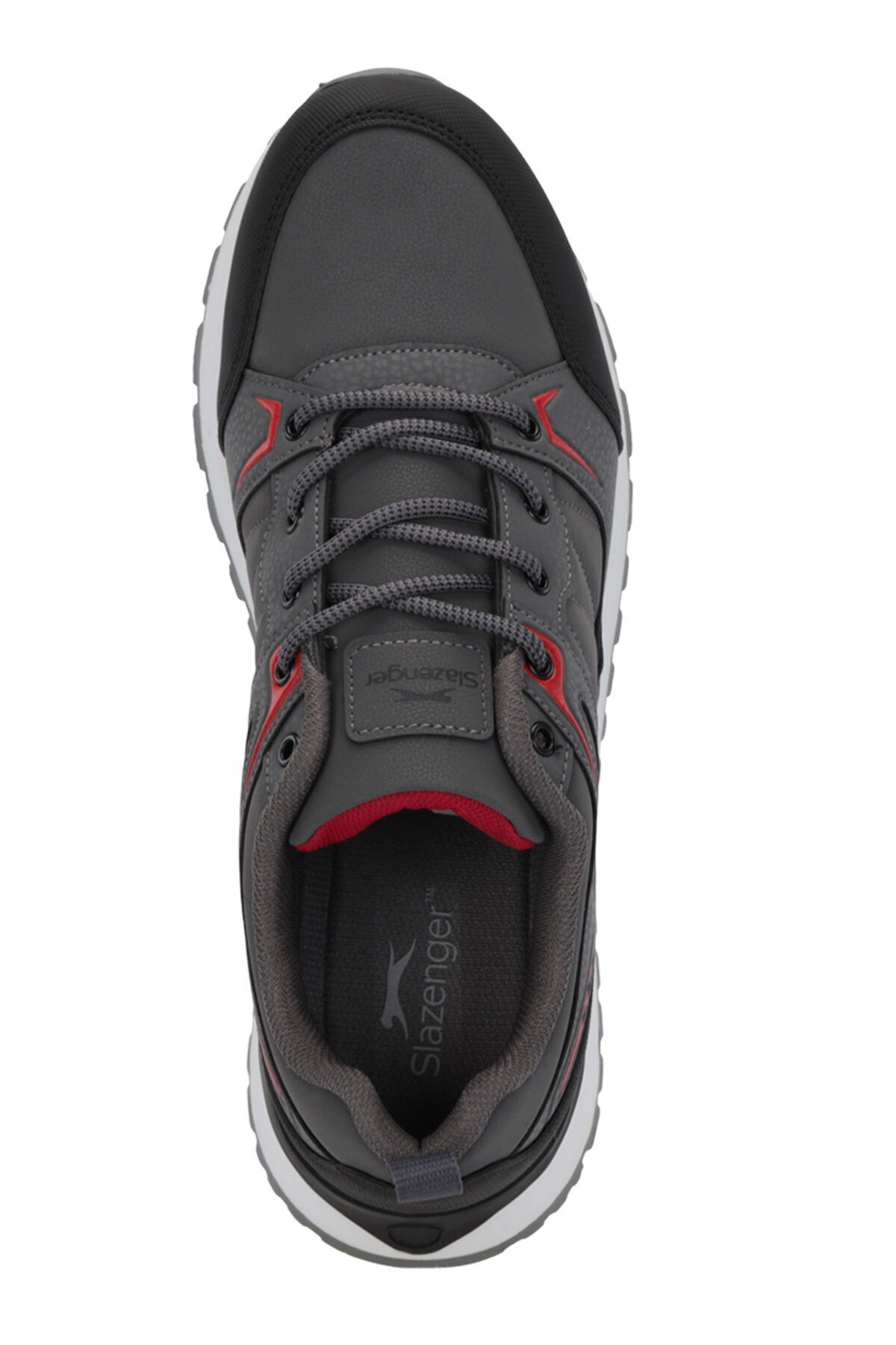 Slazenger OUTBACK I Erkek Koyu Gri / Kırmızı Günlük Spor Ayakkabısı - Thumbnail
