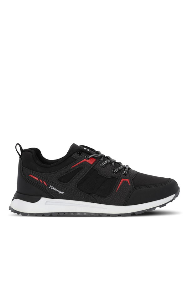 Slazenger OUTBACK I Erkek Siyah / Kırmızı Günlük Spor Ayakkabısı