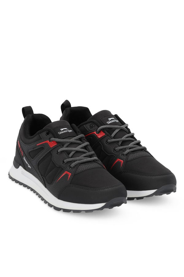 Slazenger OUTBACK I Erkek Siyah / Kırmızı Günlük Spor Ayakkabısı