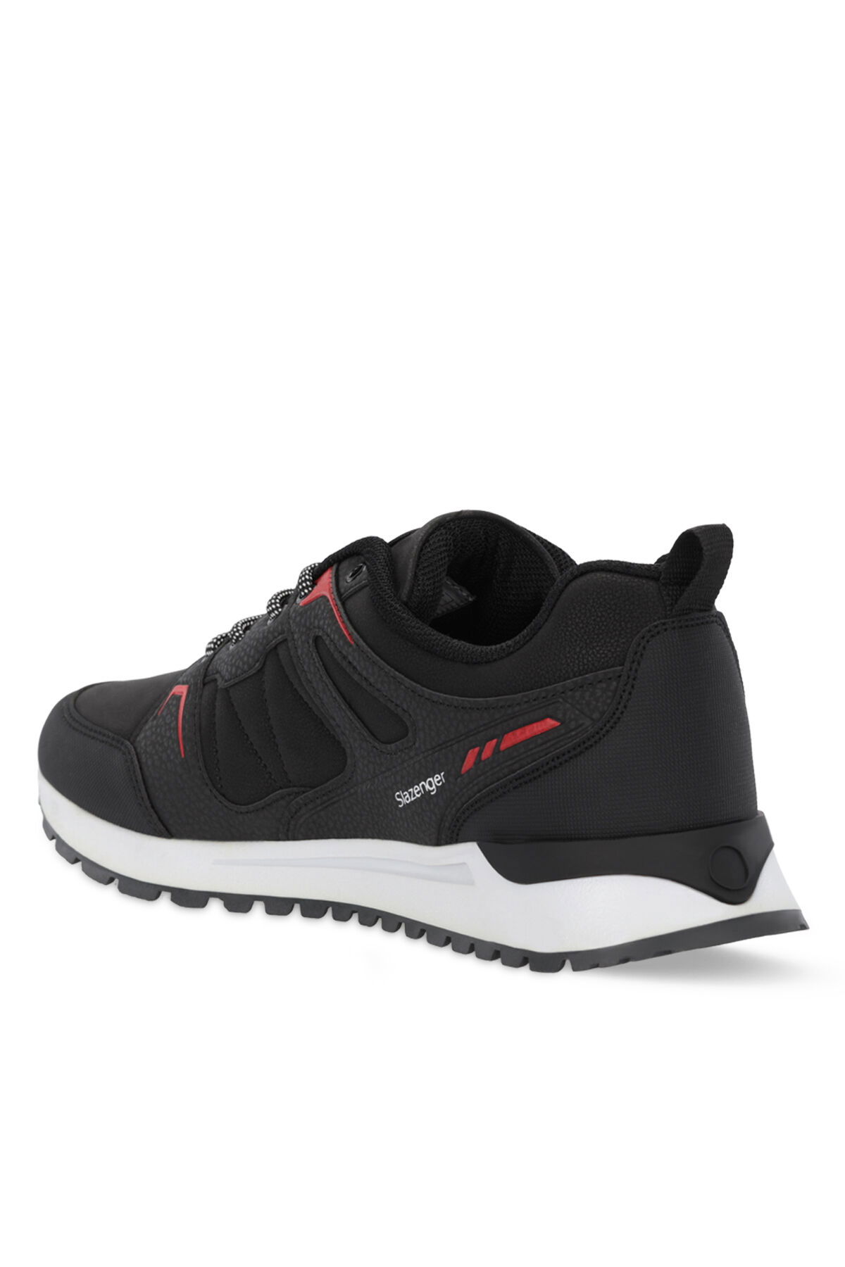 Slazenger OUTBACK I Erkek Siyah / Kırmızı Günlük Spor Ayakkabısı - Thumbnail