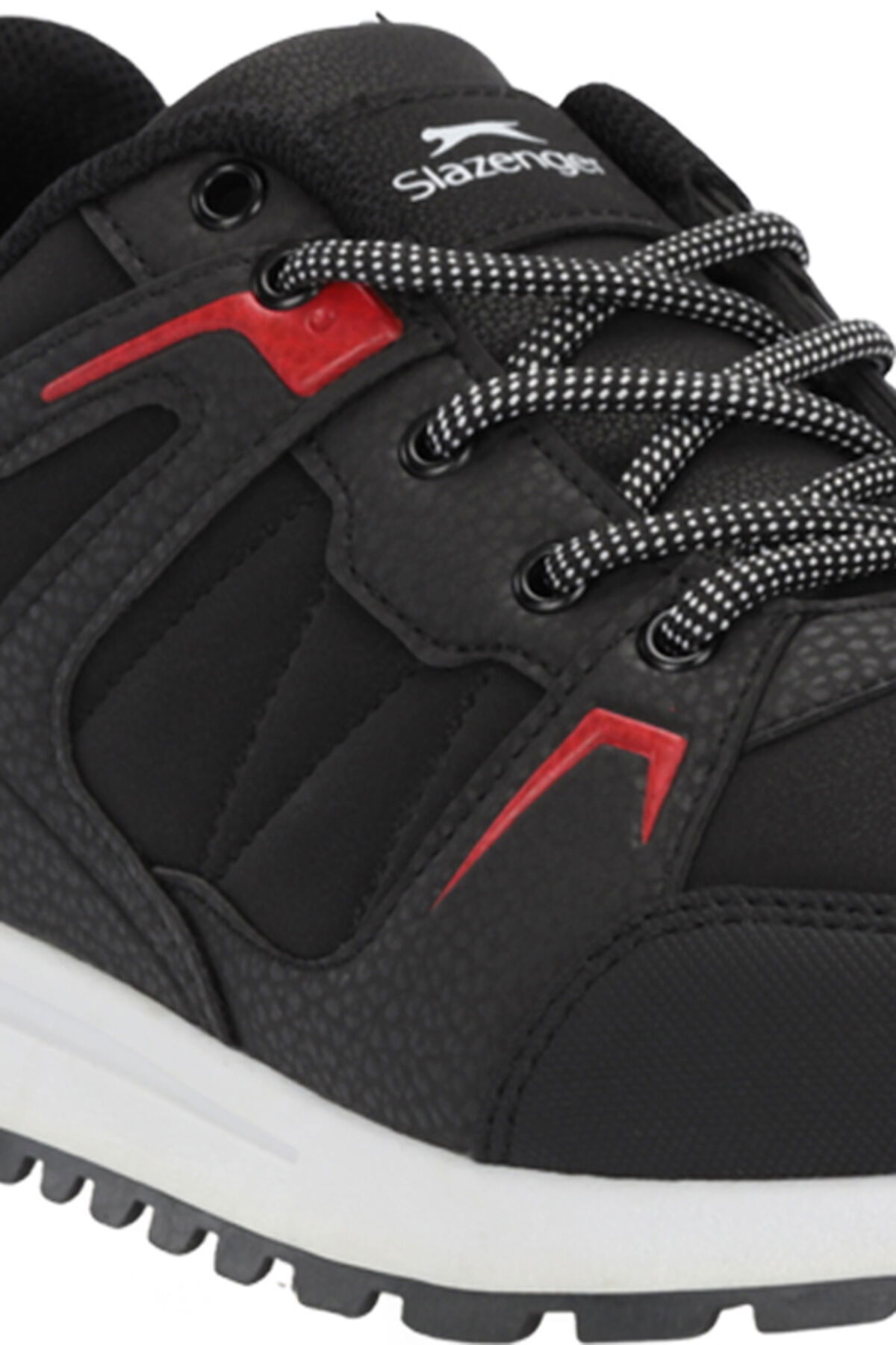 Slazenger OUTBACK I Erkek Siyah / Kırmızı Günlük Spor Ayakkabısı - Thumbnail
