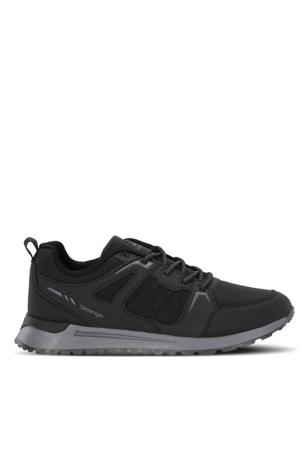 Slazenger OUTBACK I Erkek Siyah / Koyu Gri Günlük Spor Ayakkabısı