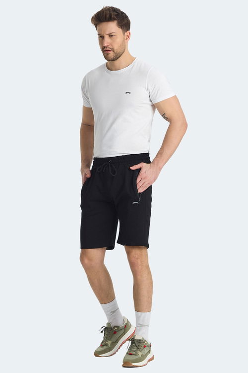 Slazenger OVER 2 li Set Erkek Şort Siyah - Gri