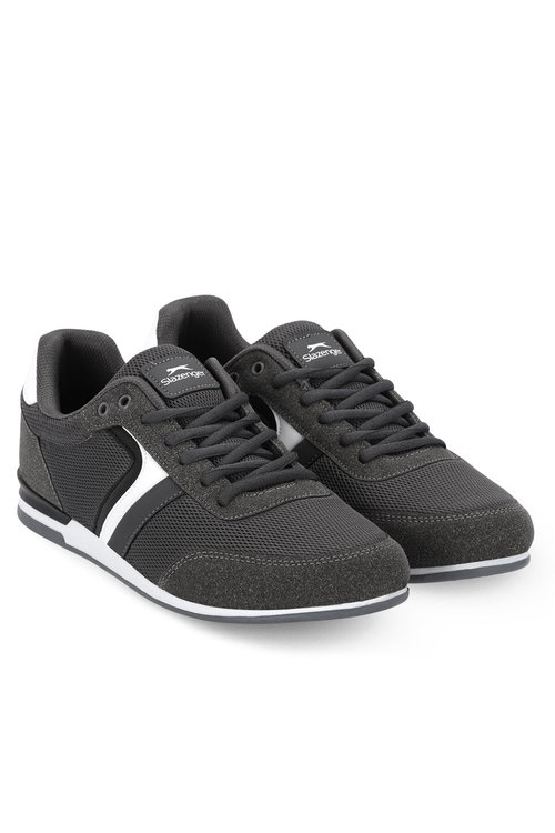 Slazenger OVERMAN I Erkek Koyu Gri Günlük Spor Ayakkabısı