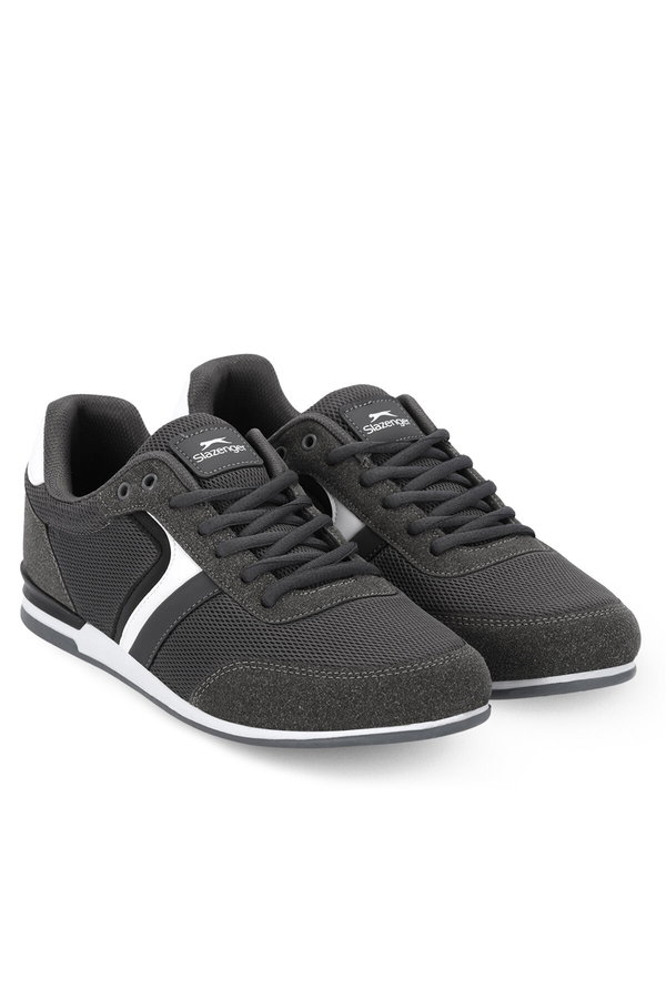Slazenger OVERMAN I Erkek Koyu Gri Günlük Spor Ayakkabısı