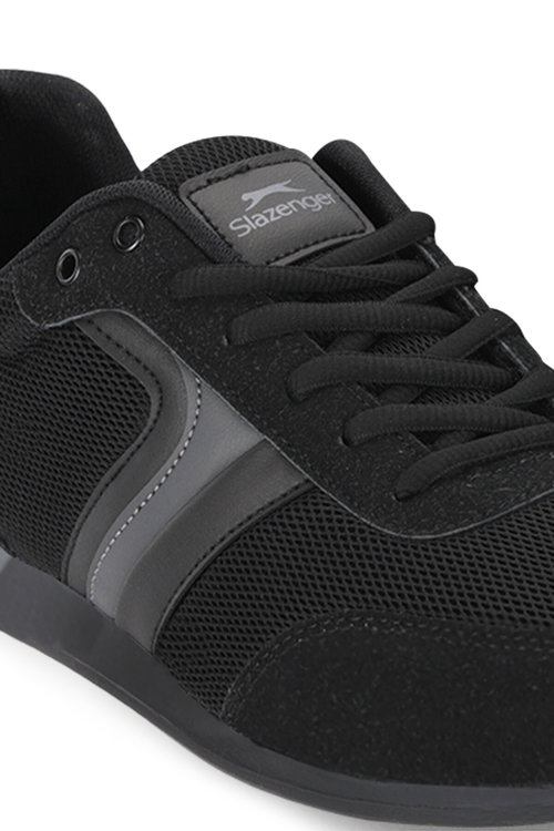 Slazenger OVERMAN I Erkek Siyah / Koyu Gri Günlük Spor Ayakkabısı