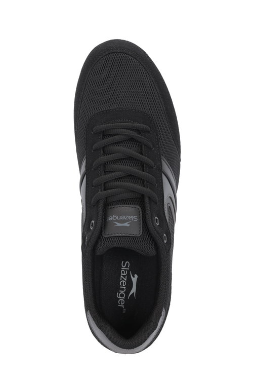 Slazenger OVERMAN I Erkek Siyah / Koyu Gri Günlük Spor Ayakkabısı