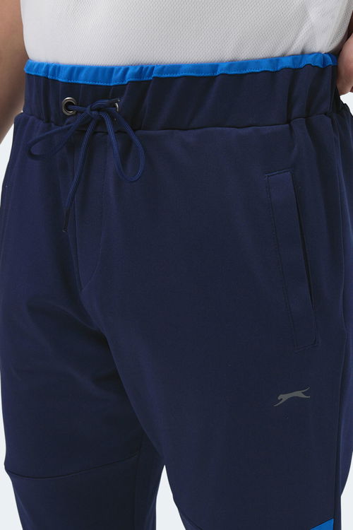 Slazenger OXFORD I Erkek Fermuar Cepli Lacivert Eşofman Altı