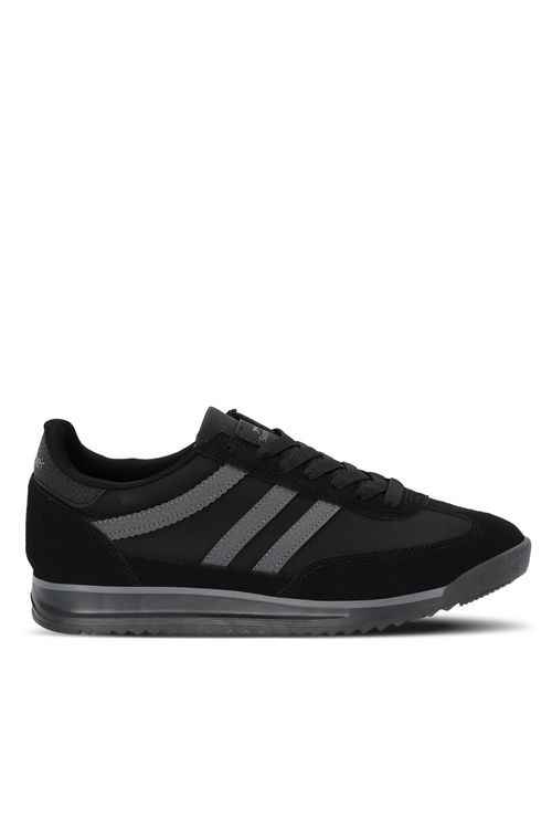 Slazenger OXYGEN I Erkek Günlük Ayakkabı Siyah / Koyu Gri