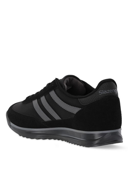 Slazenger OXYGEN I Erkek Günlük Ayakkabı Siyah / Koyu Gri