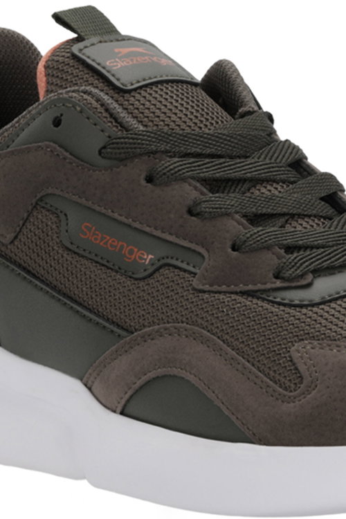 Slazenger OZONE I Erkek Haki Koşu & Yürüyüş Spor Ayakkabısı