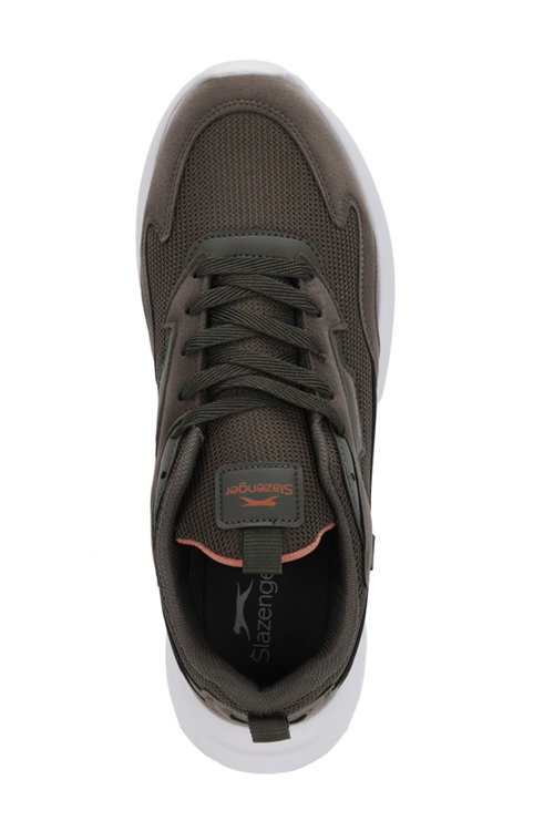Slazenger OZONE I Erkek Haki Koşu & Yürüyüş Spor Ayakkabısı