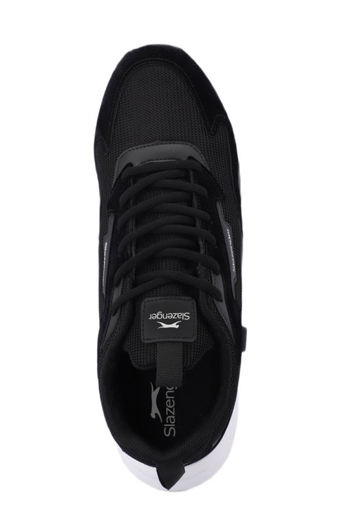 Slazenger OZONE I Erkek Siyah / Beyaz Koşu & Yürüyüş Spor Ayakkabısı