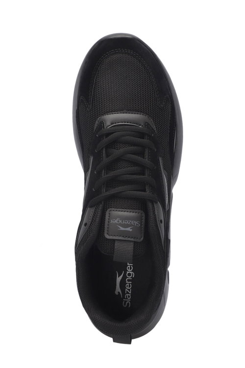 Slazenger OZONE I Erkek Siyah / Siyah Koşu & Yürüyüş Spor Ayakkabısı