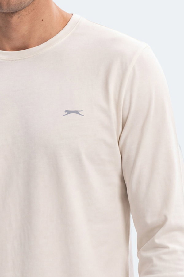 Slazenger OZZIE I Erkek Ekru Tişört