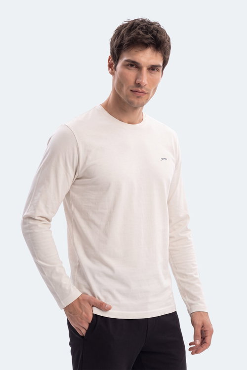 Slazenger OZZIE I Erkek Ekru Tişört
