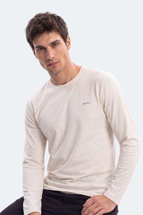 Slazenger OZZIE I Erkek Ekru Tişört