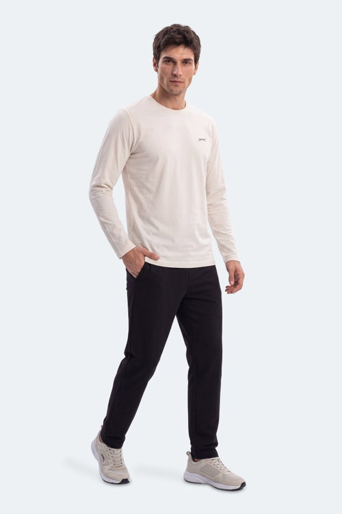 Slazenger OZZIE I Erkek Ekru Tişört