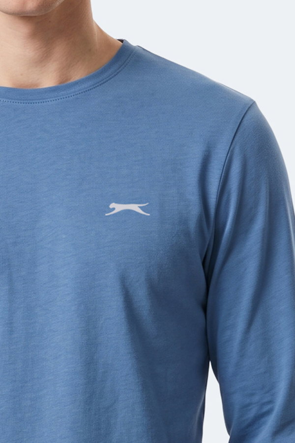 Slazenger OZZIE I Erkek Indigo Tişört