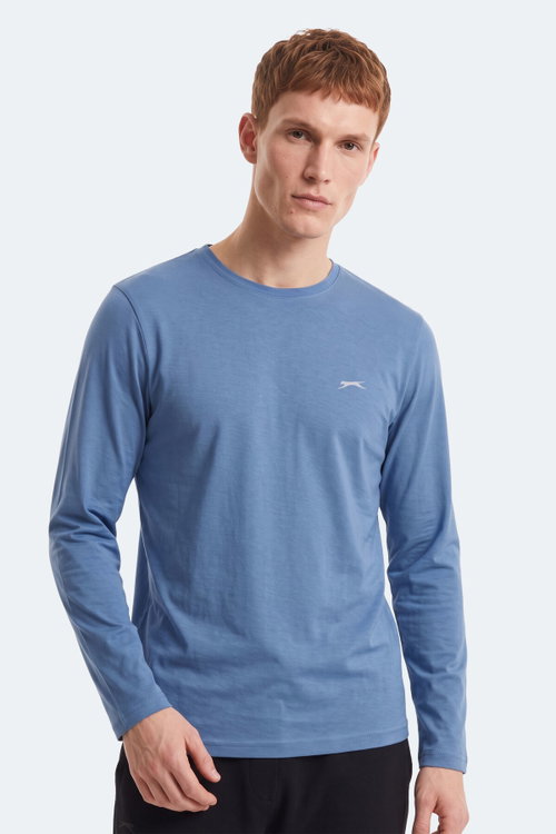 Slazenger OZZIE I Erkek Indigo Tişört
