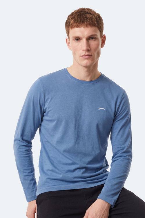 Slazenger OZZIE I Erkek Indigo Tişört